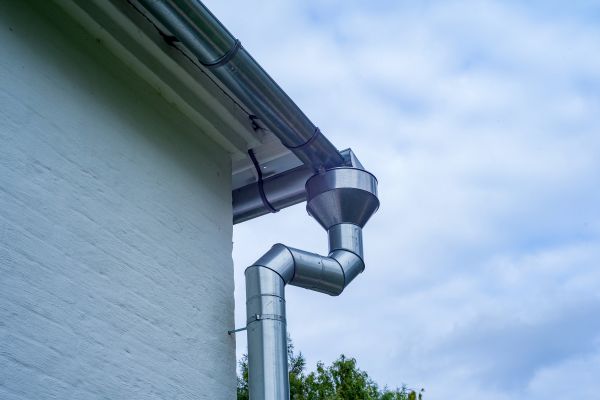 Metal Downspout Replacement in Roswell